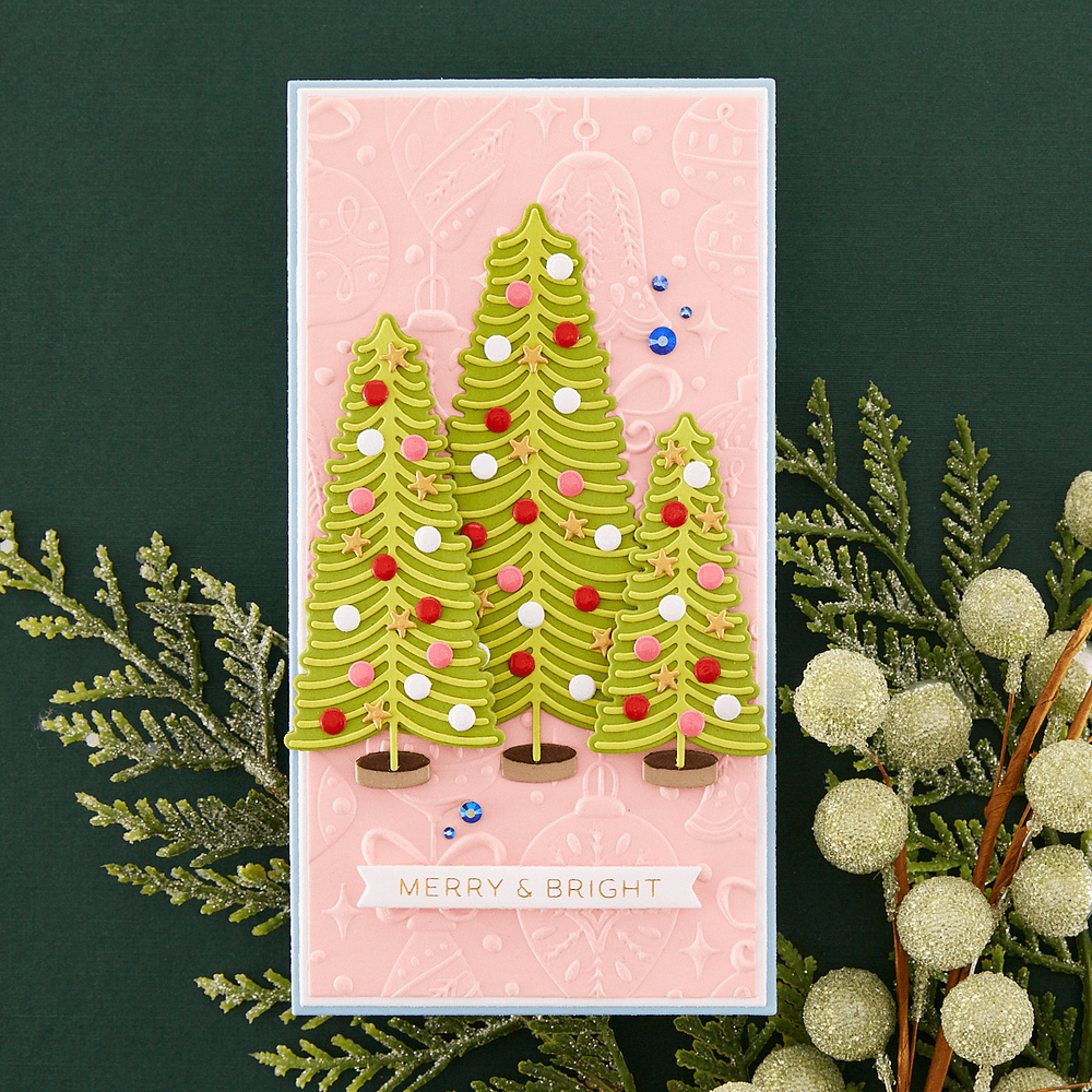 Vintage Ornaments 3D Embossing Folder