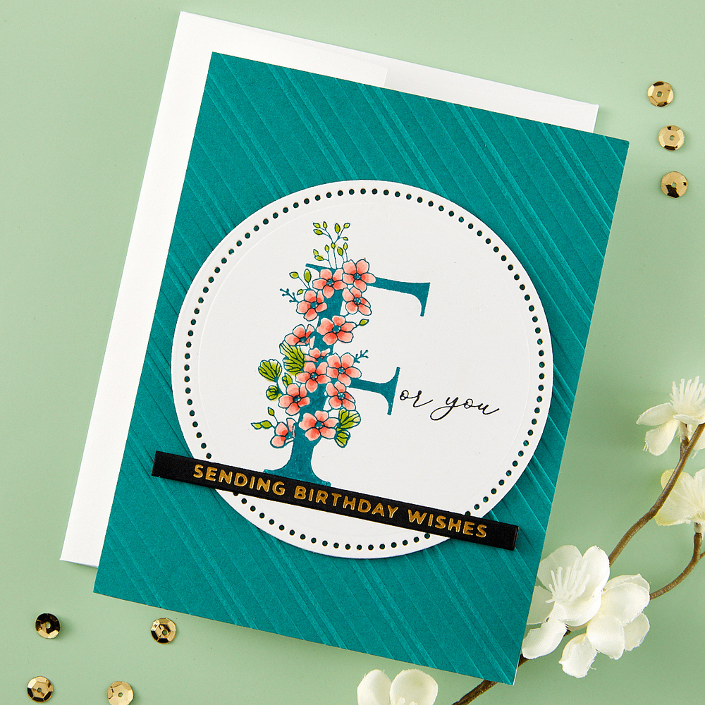 Every Occasion Floral Alphabet BetterPress Bundle
