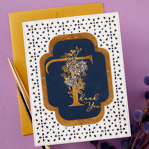 Every Occasion Floral Alphabet BetterPress Bundle