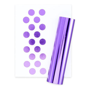 Glimmer Hot Foil Roll - Fuchsia Flower