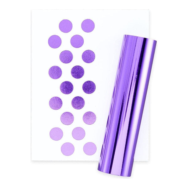 Glimmer Hot Foil Roll - Fuchsia Flower
