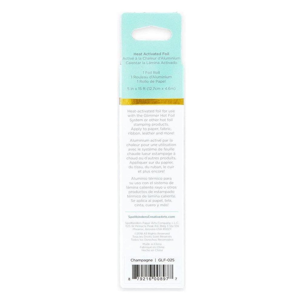 Glimmer Hot Foil Roll - Champagne