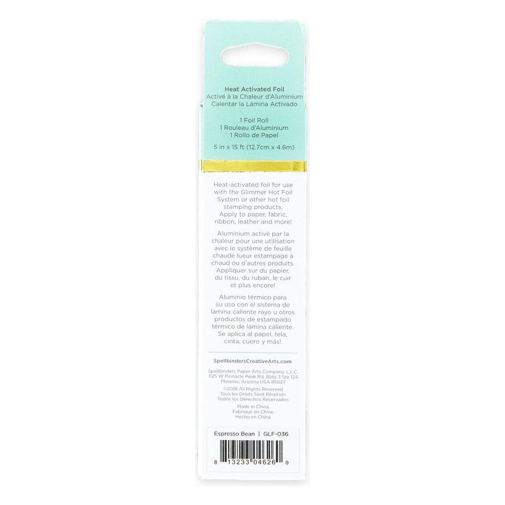 Glimmer Hot Foil Roll - Espresso Bean