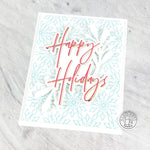 HC103 Happy Holidays Foil & Cut