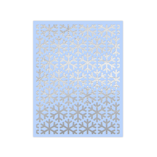 HF108 Snowflake Pattern Hot Foil Plate (F)