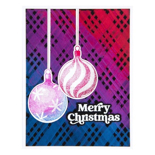 Ranger Clear Stamp Set Halftone Holiday by Simon Hurley create.