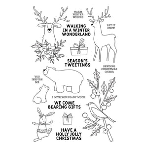 Ranger Clear Stamp Set Winter Woodland by Simon Hurley Create