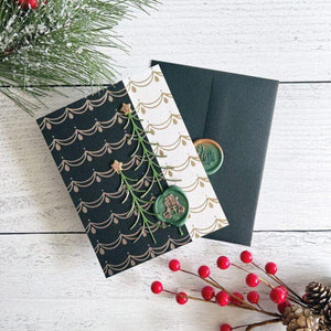 Sealed Christmas Tree Squiggle Etched Dies from Sealed for the Holidays Collection