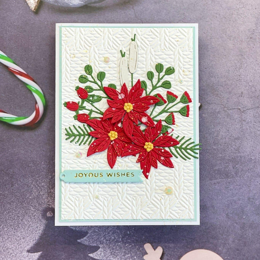 Holiday Blooms Etched Dies