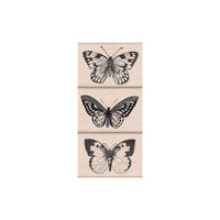 LP215 Three Artistic Butterflies