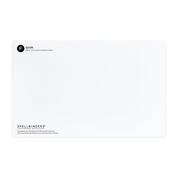 Mylar Shim (F) White 2-Pack