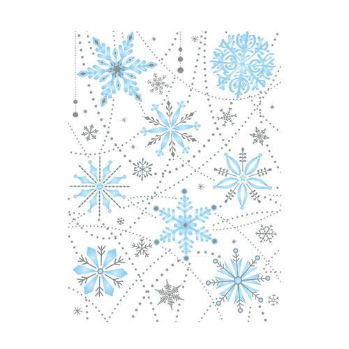  Stencils - Snowflakes - 6x8