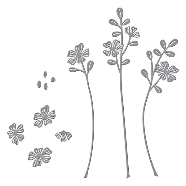 Sealed Blooms Etched Dies