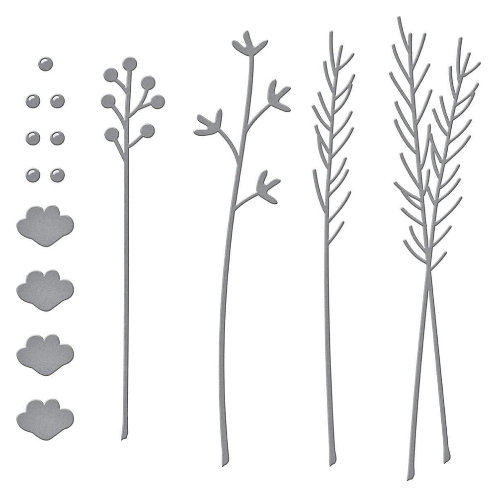 Sealed Botanical Sprigs Etched Dies from Sealed for the Holidays Collection