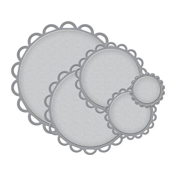 Nestabilities Lacey Circles Etched Dies