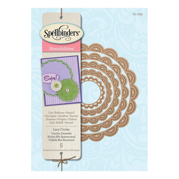 Nestabilities Lacey Circles Etched Dies