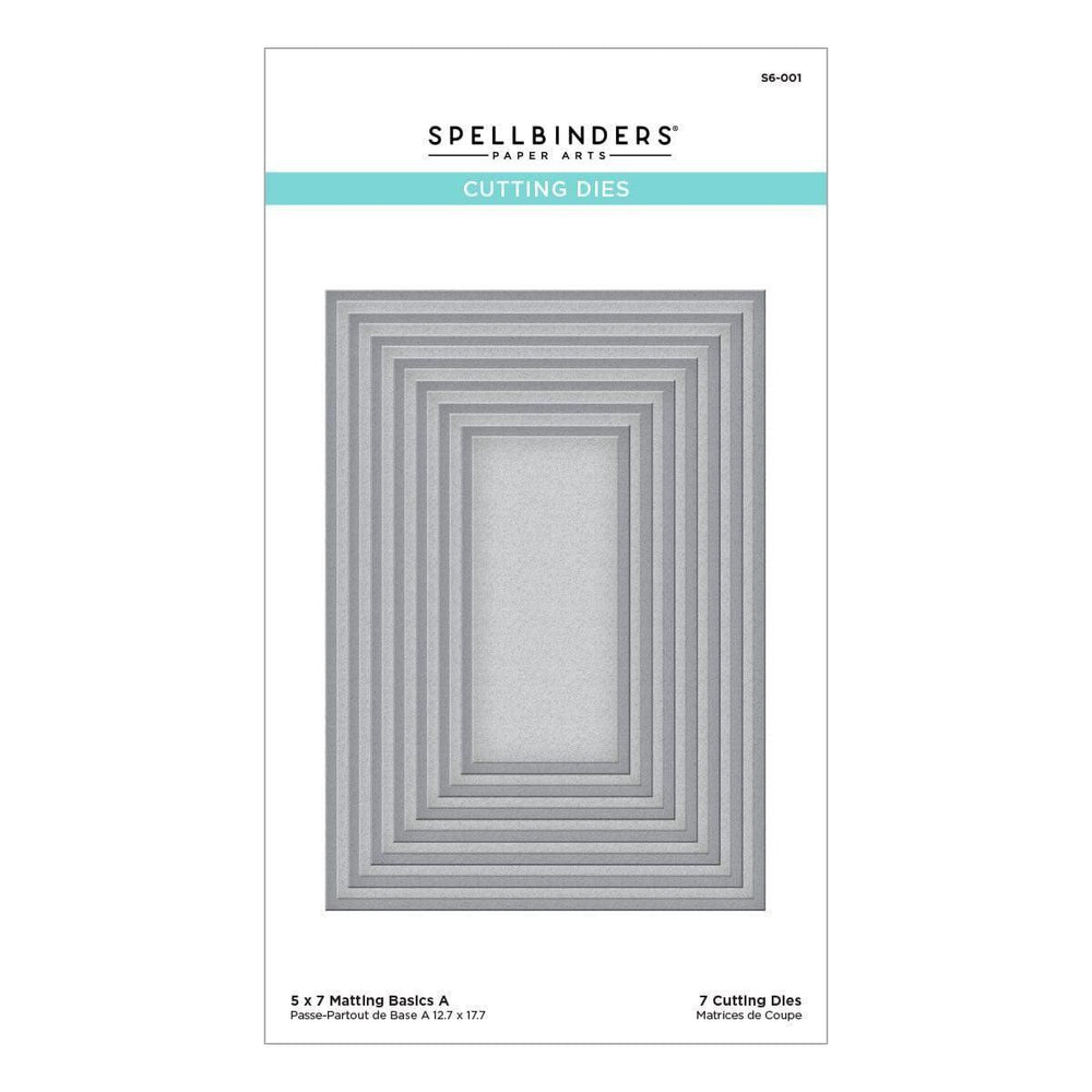 5 x 7 Matting Basics A Card Creator Etched Dies