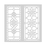 SA133 Stained Glass Window Stencil