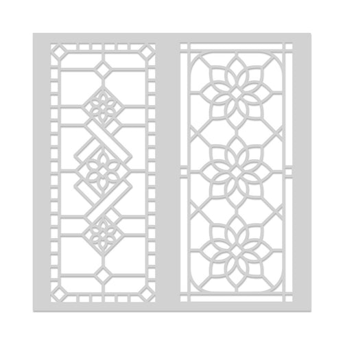 SA133 Stained Glass Window Stencil