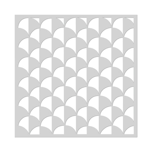 SA165 Art Deco Arches Stencil