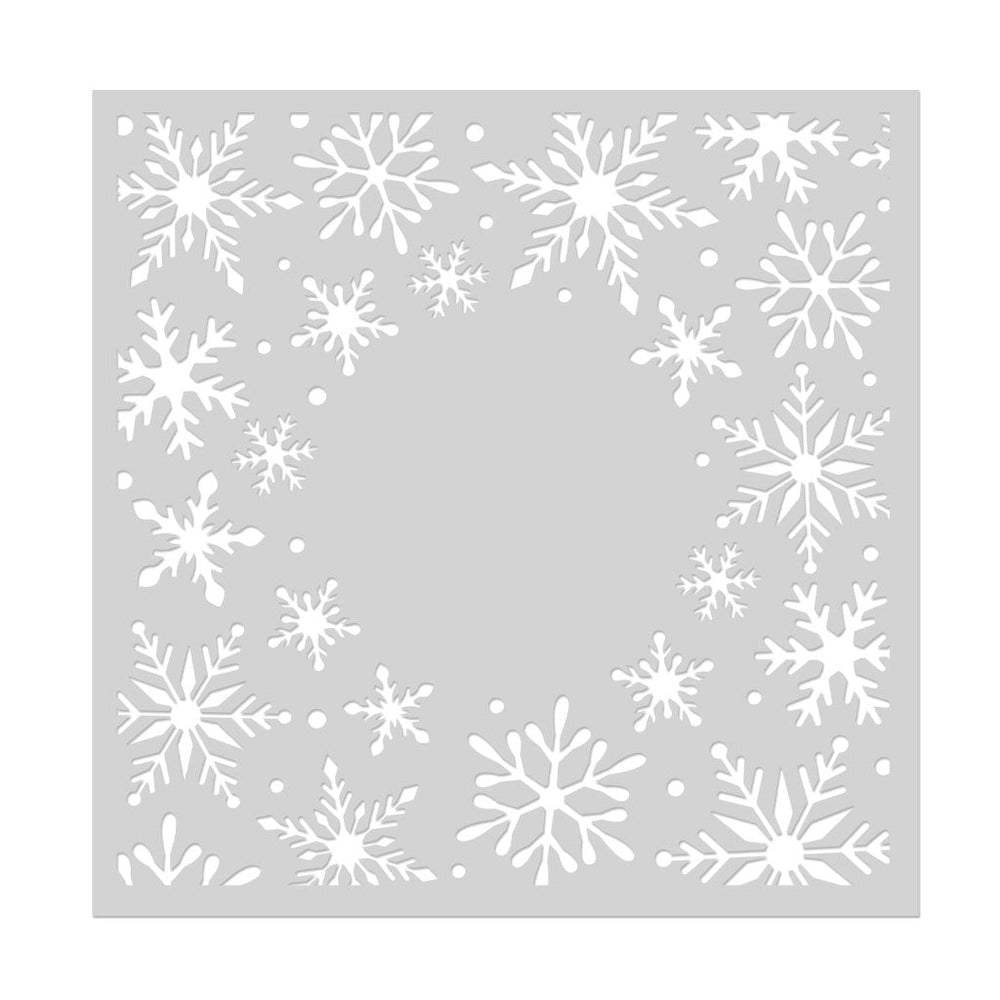 ST0109 - Snowflake Stencil - Snowflakes, Winter – Simply Flamazing Art