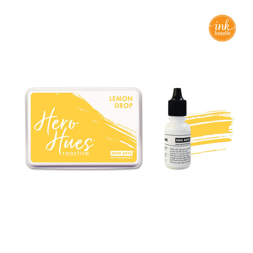 SB423 Lemon Drop Reactive Ink Pad + Inker Bundle