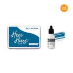 SB686 Deep Ocean Core Ink Pad + Inker Bundle