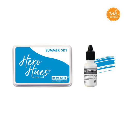 SB703 Summer Sky Core Ink Pad + Inker Bundle