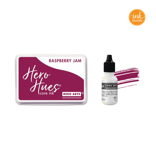 SB724 Raspberry Jam Core Ink Pad + Inker Bundle