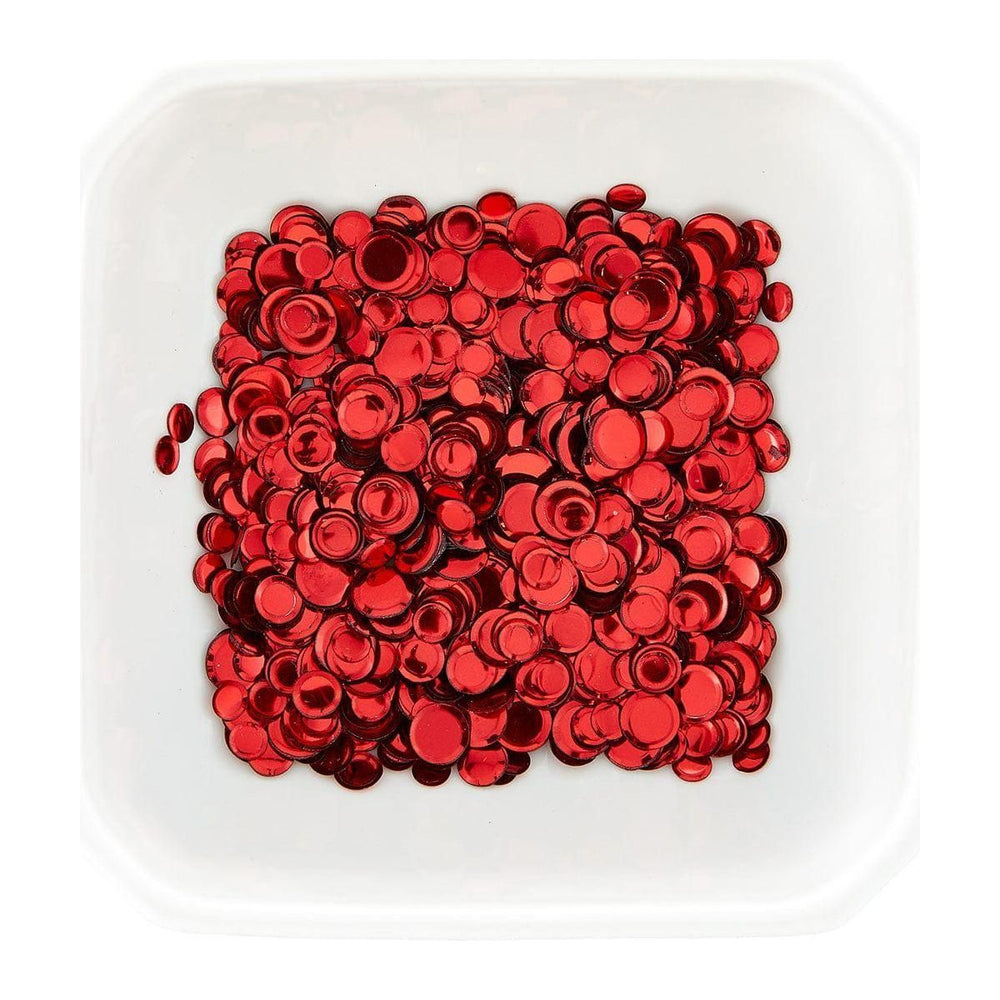 Scarlet Smooth Discs Color Essentials Sequins