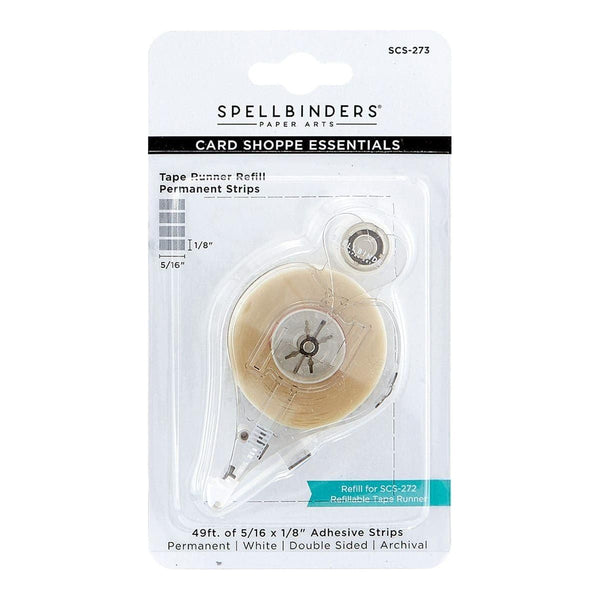 Adhesives Bundle - Tape Runner, Refill Strips, Small & Medium White Foam Squares