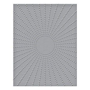 Sun Rays Embossing Folder (SES-021) Colorization mage. 