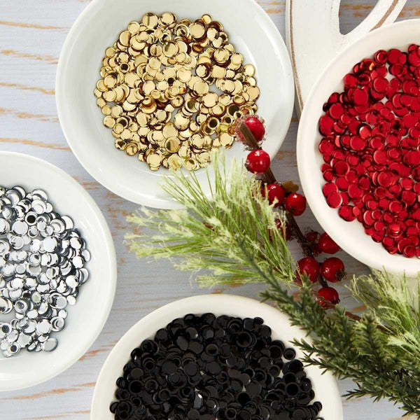 Scarlet Smooth Discs Color Essentials Sequins