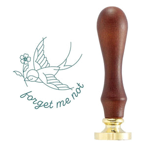 Forget Me Not Wax Seal Stamp