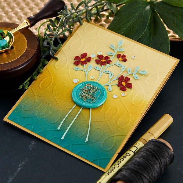 Teal Wax Beads