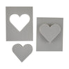 Ranger Heart Cut Stamping Foam Simon Hurley create. 4 pc.