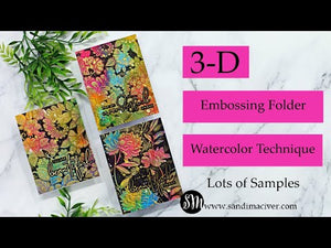 Leafy 3D Embossing Folder
