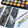Yasutomo Niji Pearlescent 21 Color Watercolor Palette